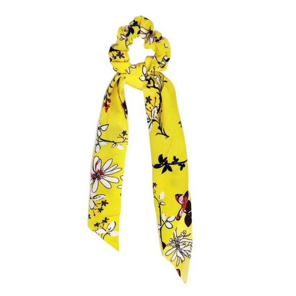 Floral Butterfly Scrunchy Hair Scarf