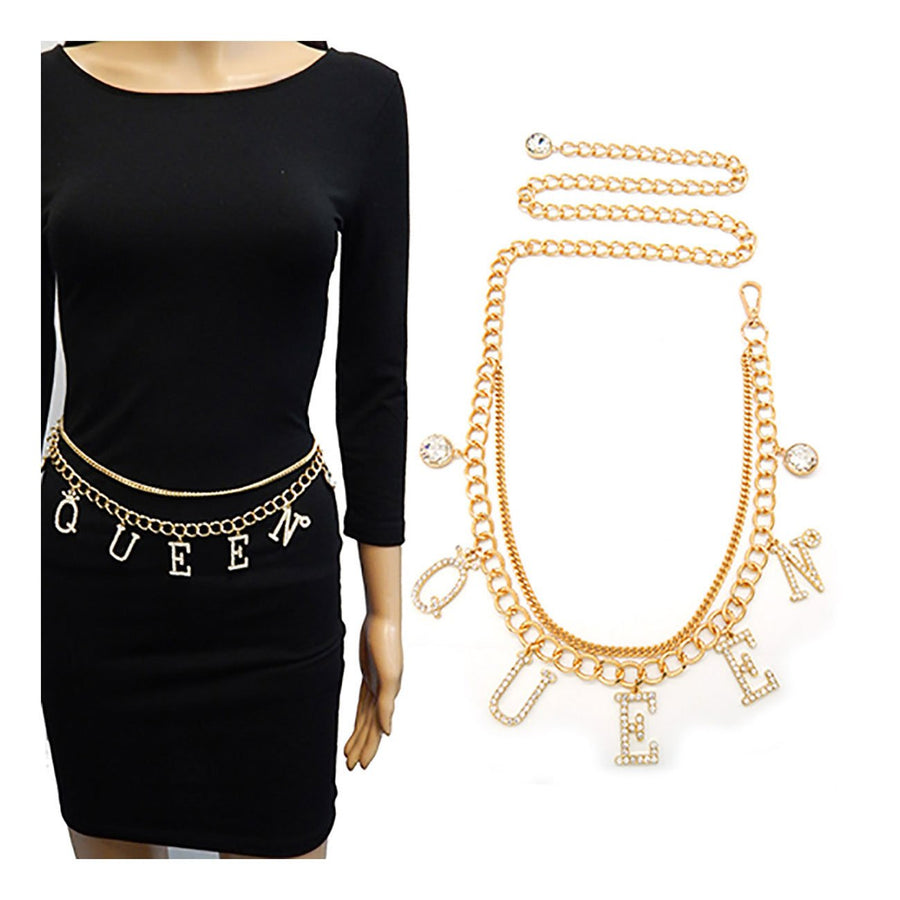 Iconic Double Queen Layered Chain Belt