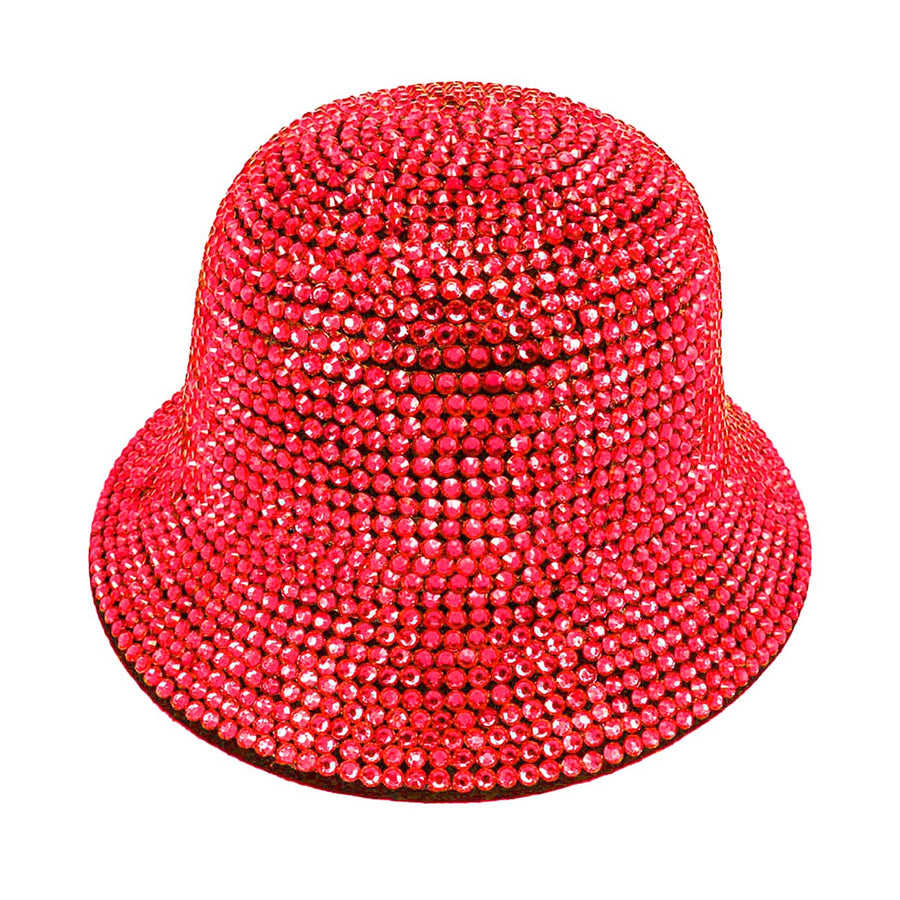 Bling Glittering Pink Bucket Hat