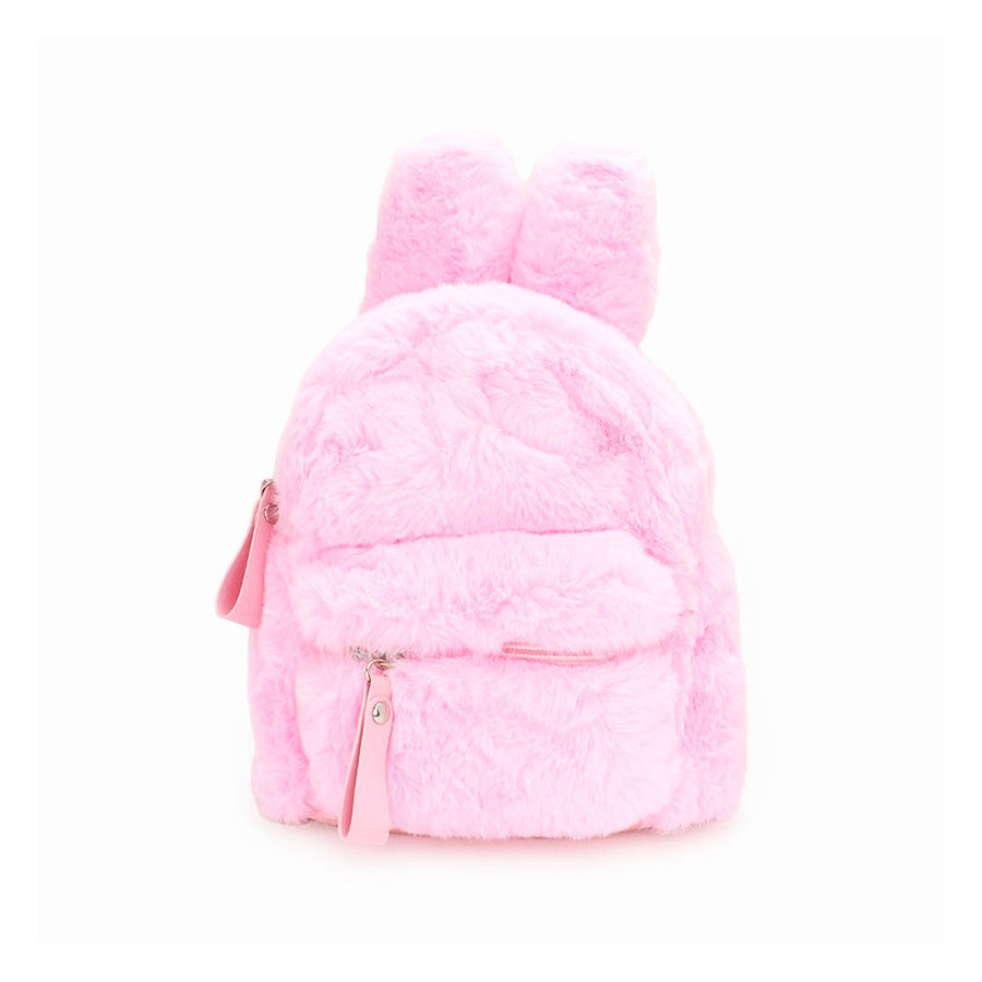 Stylish Faux Fur Bunny Mini Backpack Bag