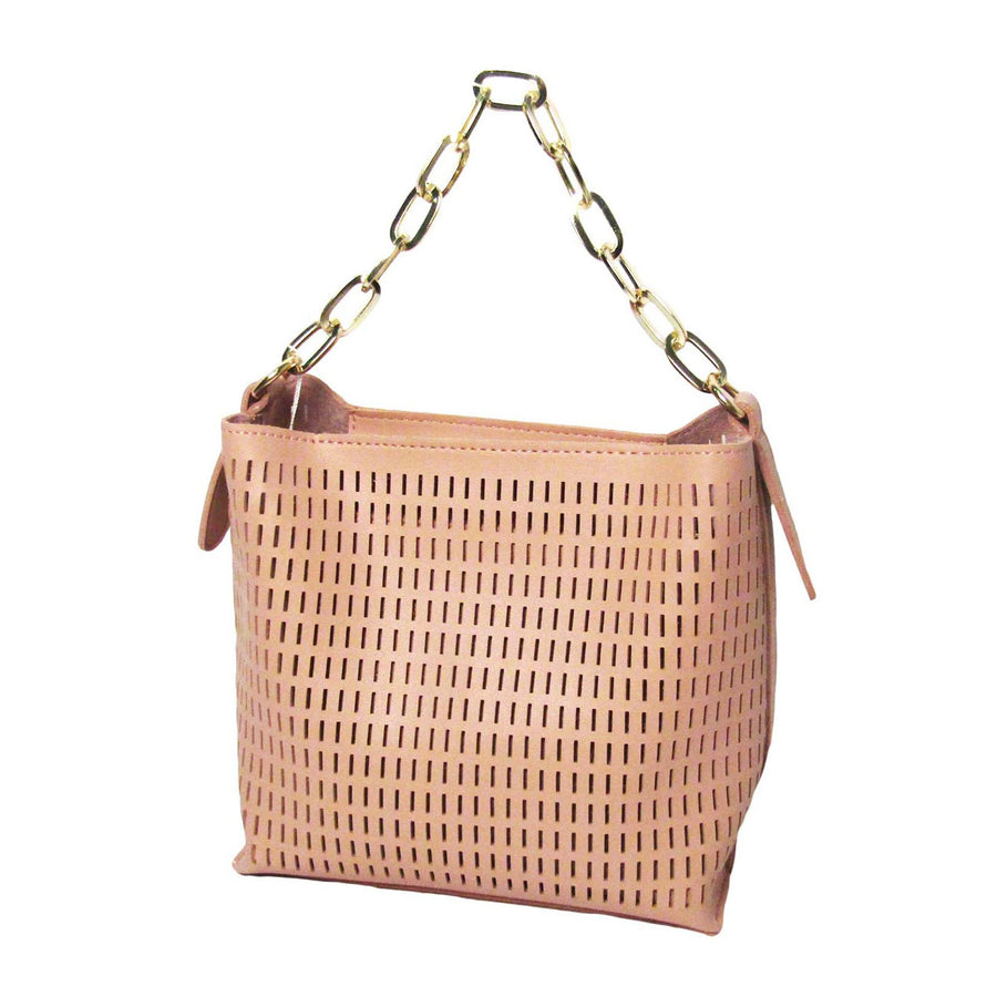 Romantic Blush Pink Cut Out 2 in 1 Tote Bag