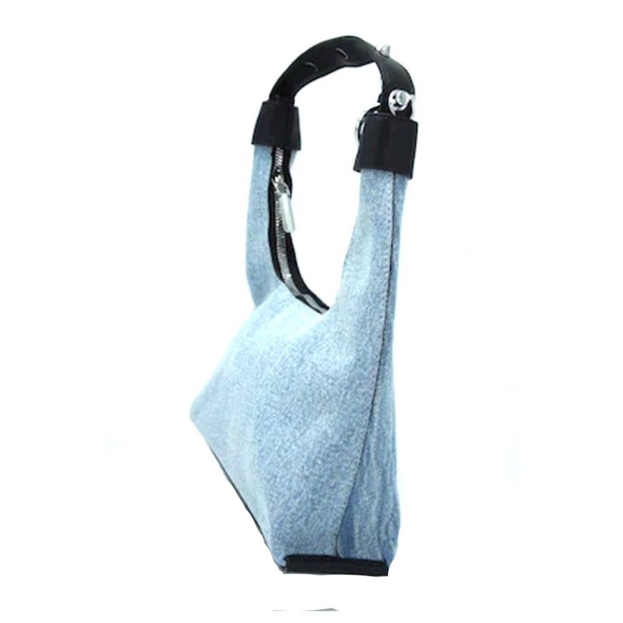 Versatile Light Denim Hobo Shoulder Bag