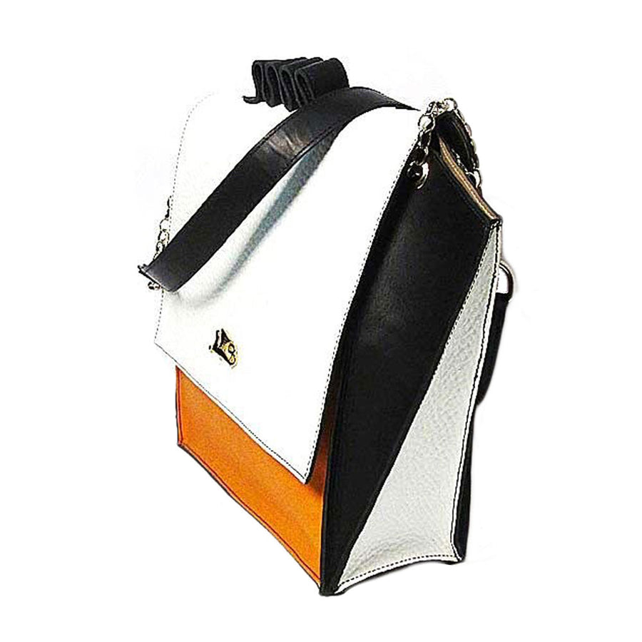 Oversized Color Block Carry All Shoulder Handbag
