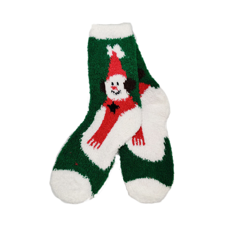 Santa Claus Snowman Soft Socks