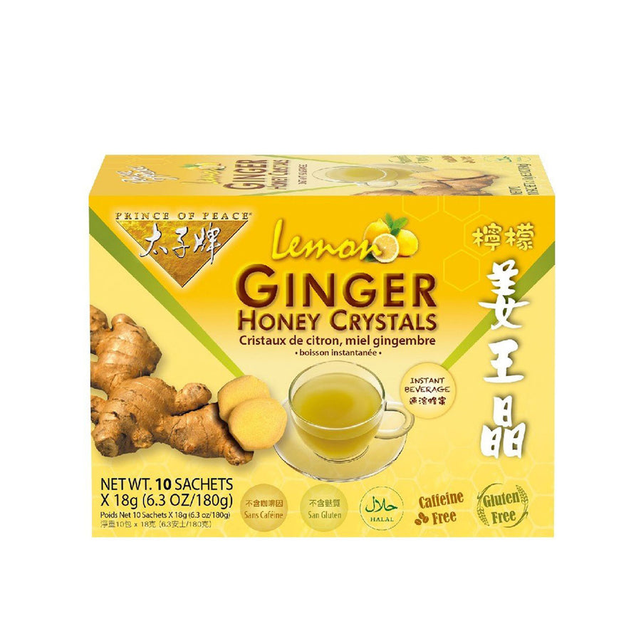 Lemon Ginger Honey Crystals