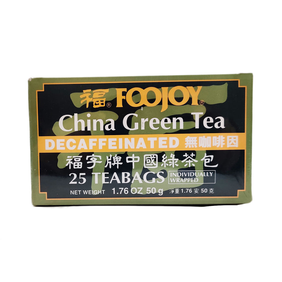 Foojoy Decaffeinated China Green Tea Teabag (25 teabags)