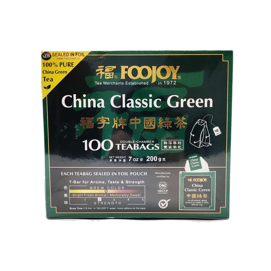 Foojoy Decaffeinated China Green Tea Teabag (100 teabags)