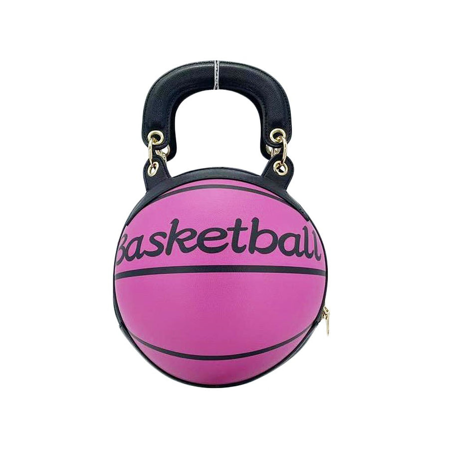 Fashion Pink Basketball Top Handle Shoulder Bag