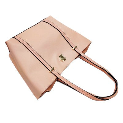 Classic Blush Pink Wallet Tote 2 in 1 Bags