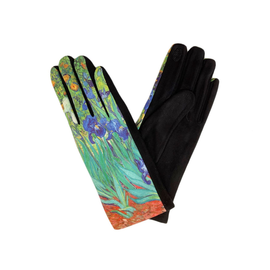 Van Gogh’s Irises Fine Art Print Touchscreen Gloves