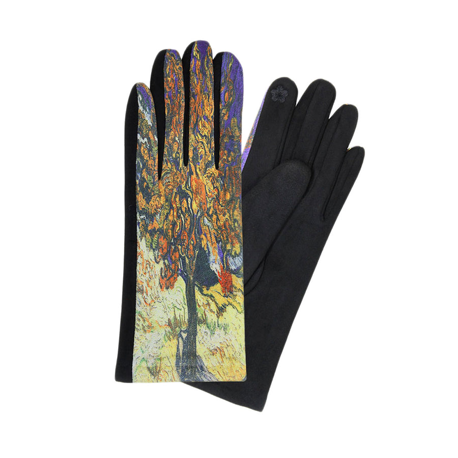 Mulberry Tree Print Smart Touch Gloves