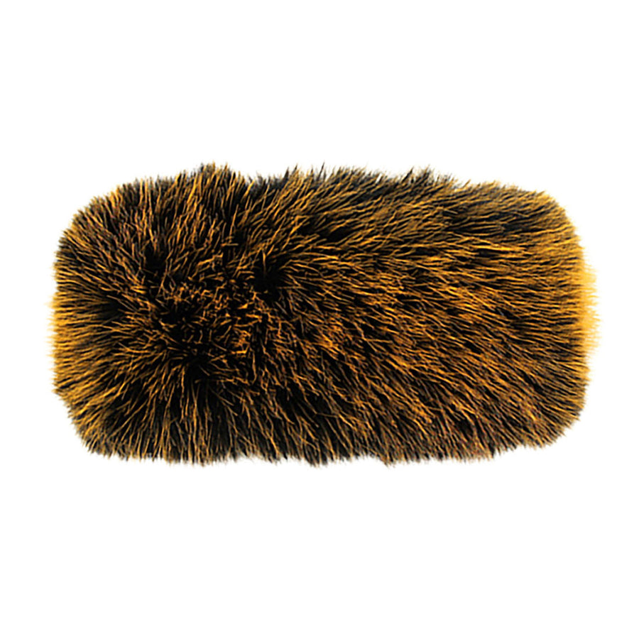 Elegant Soft Dark Pink Faux Fur Headband Head Wrap