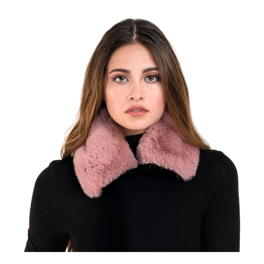 Luxe Pink Soft Faux Fur Neck Warmer