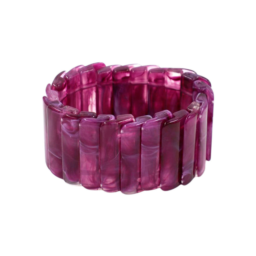 Turquoise Marble Stretch Bracelet