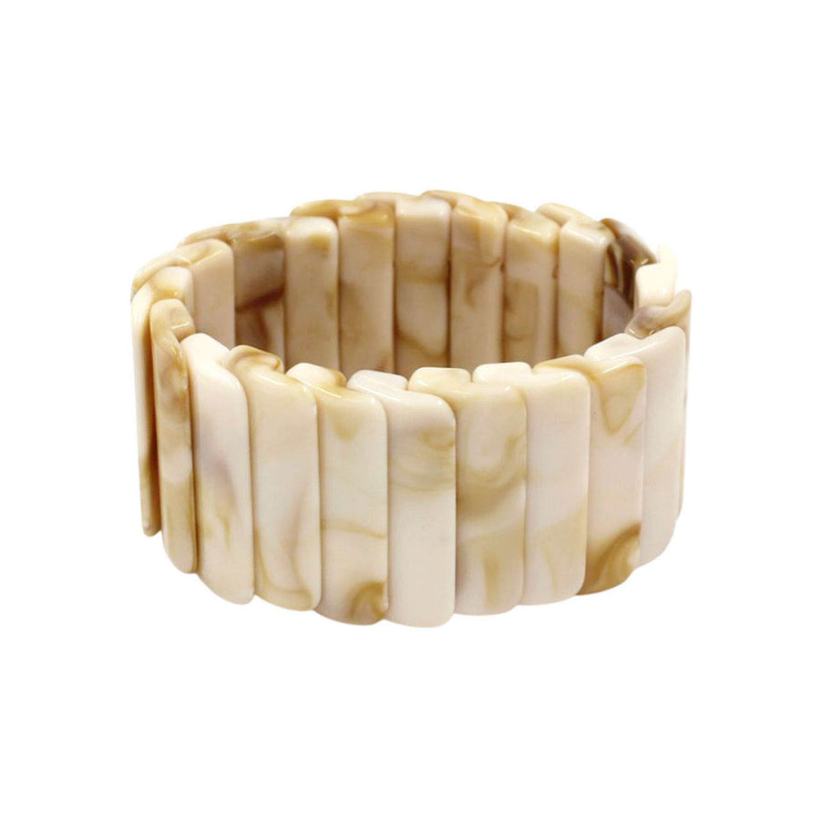 Turquoise Marble Stretch Bracelet