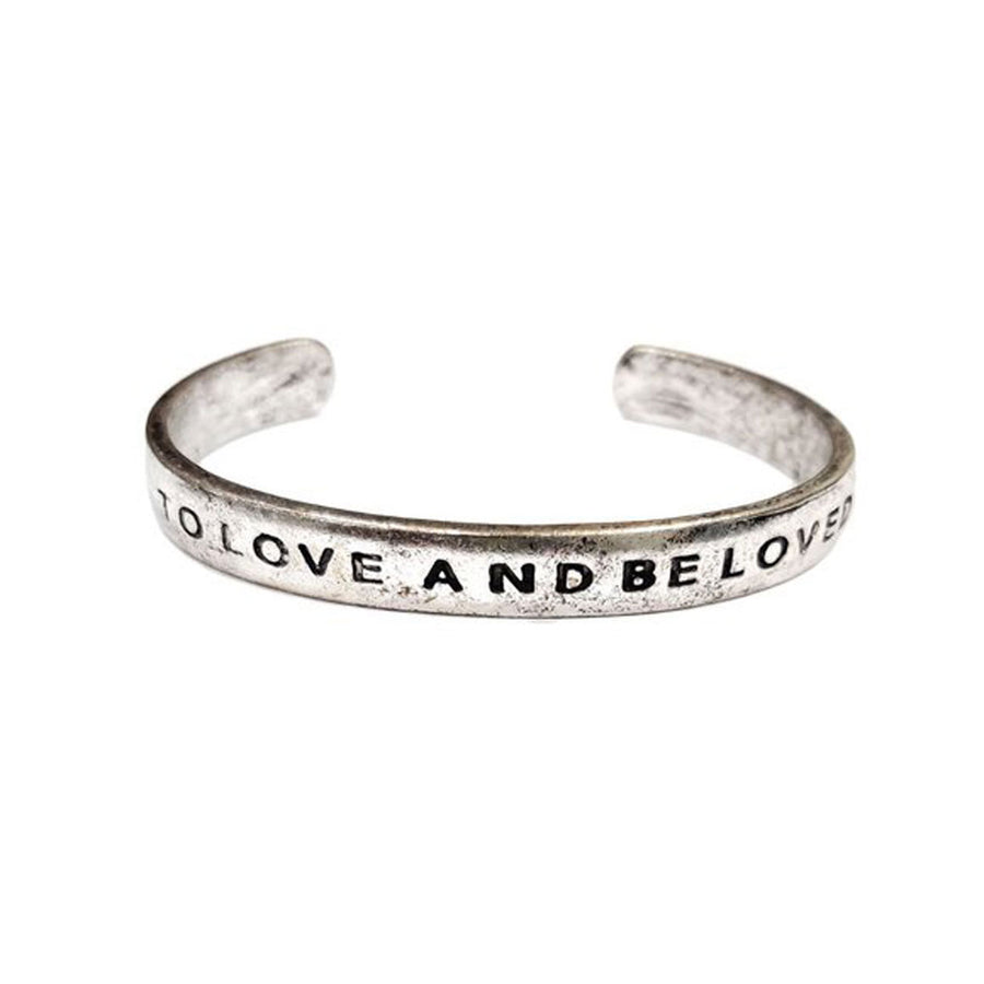Vintage To Love and Be Loved Bangle Cuff Bracelet
