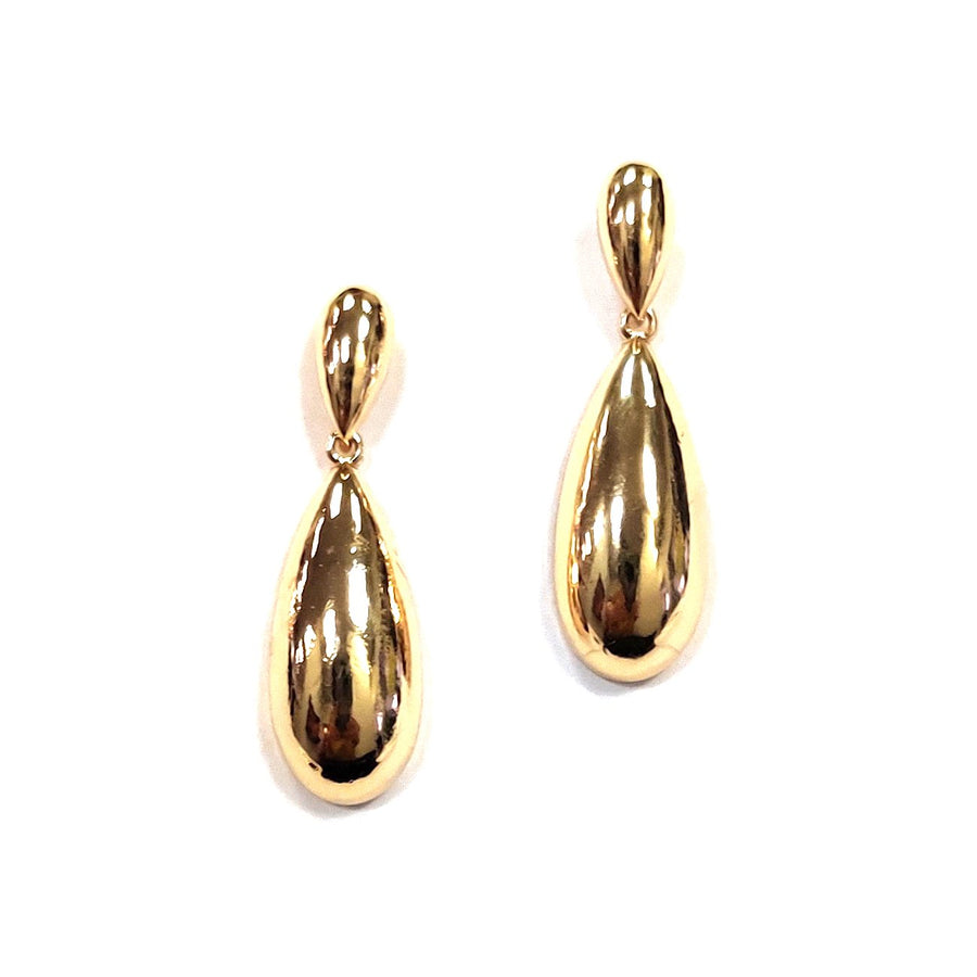 Gold Teardrop Dangle Earrings (Copy)