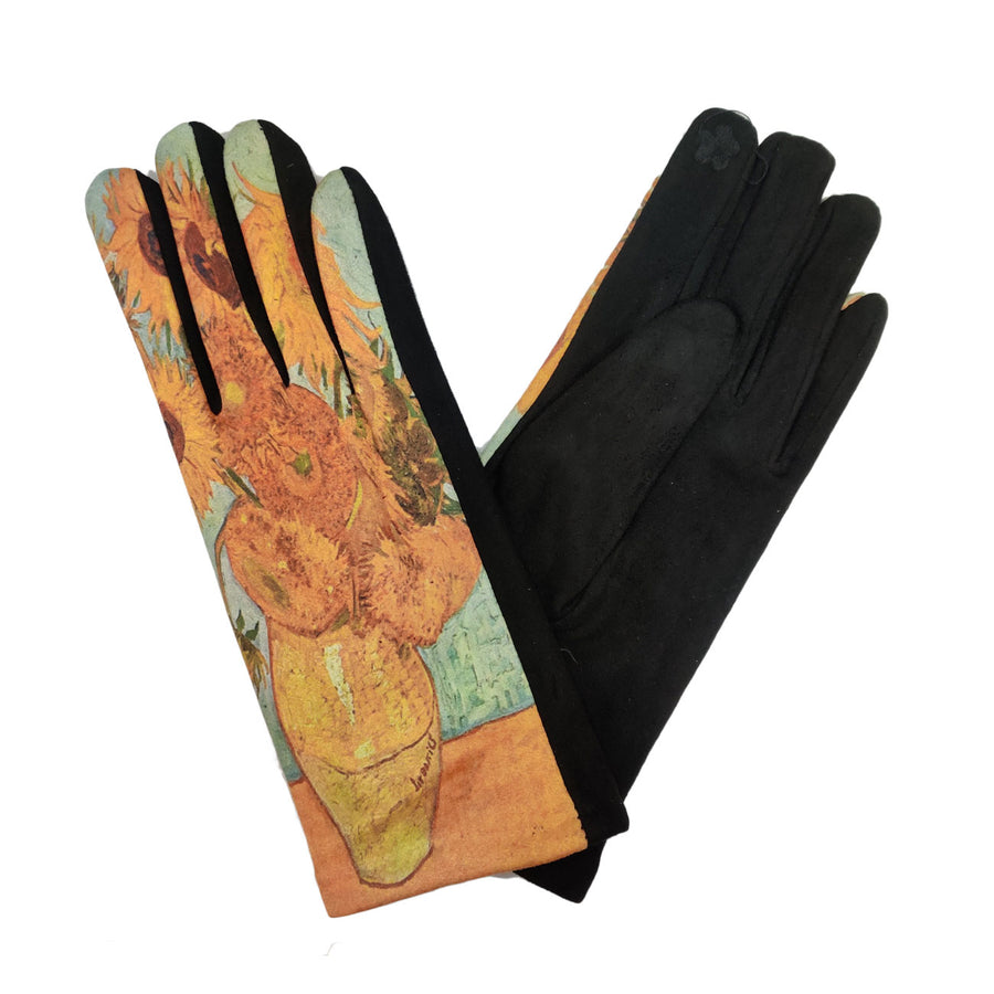 Van Gogh’s Sunflower Fine Art Print Gloves