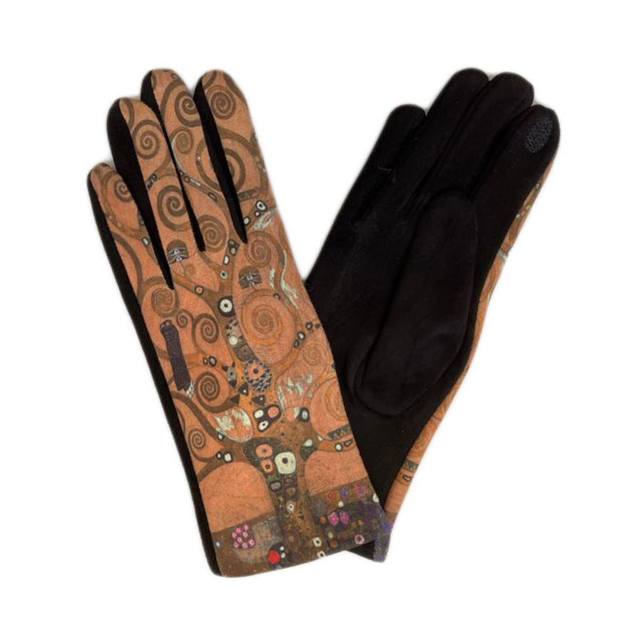 Gustav Klimt's Fine Art Print Touchscreen Gloves