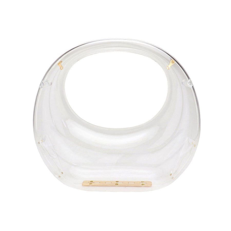 Gorgeous Clear Moon Shape Bag