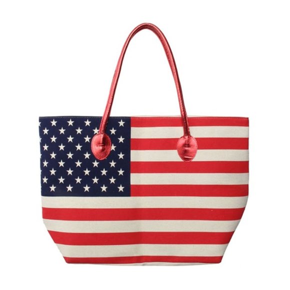 Oversize Patriotic American Flag Bag