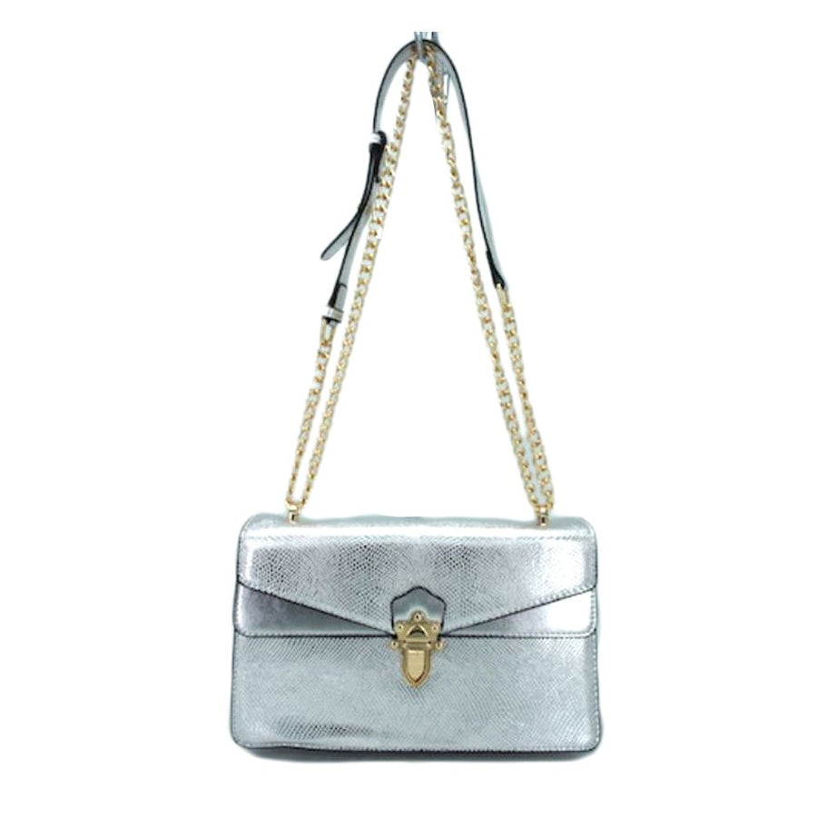Pink Chain Shoulder Bag