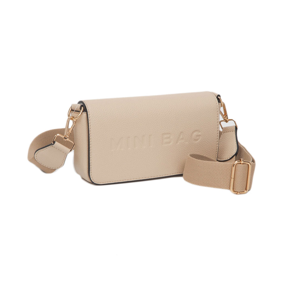 Pink MINI BAG Message Structured Crossbody Bag