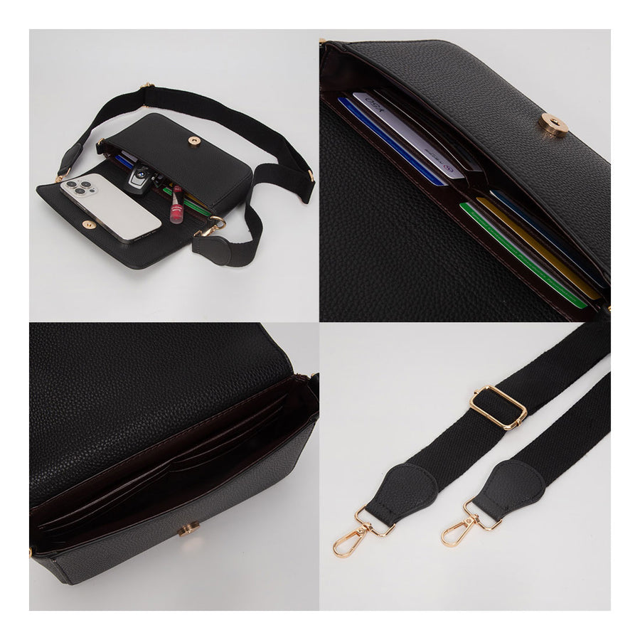 Pink MINI BAG Message Structured Crossbody Bag