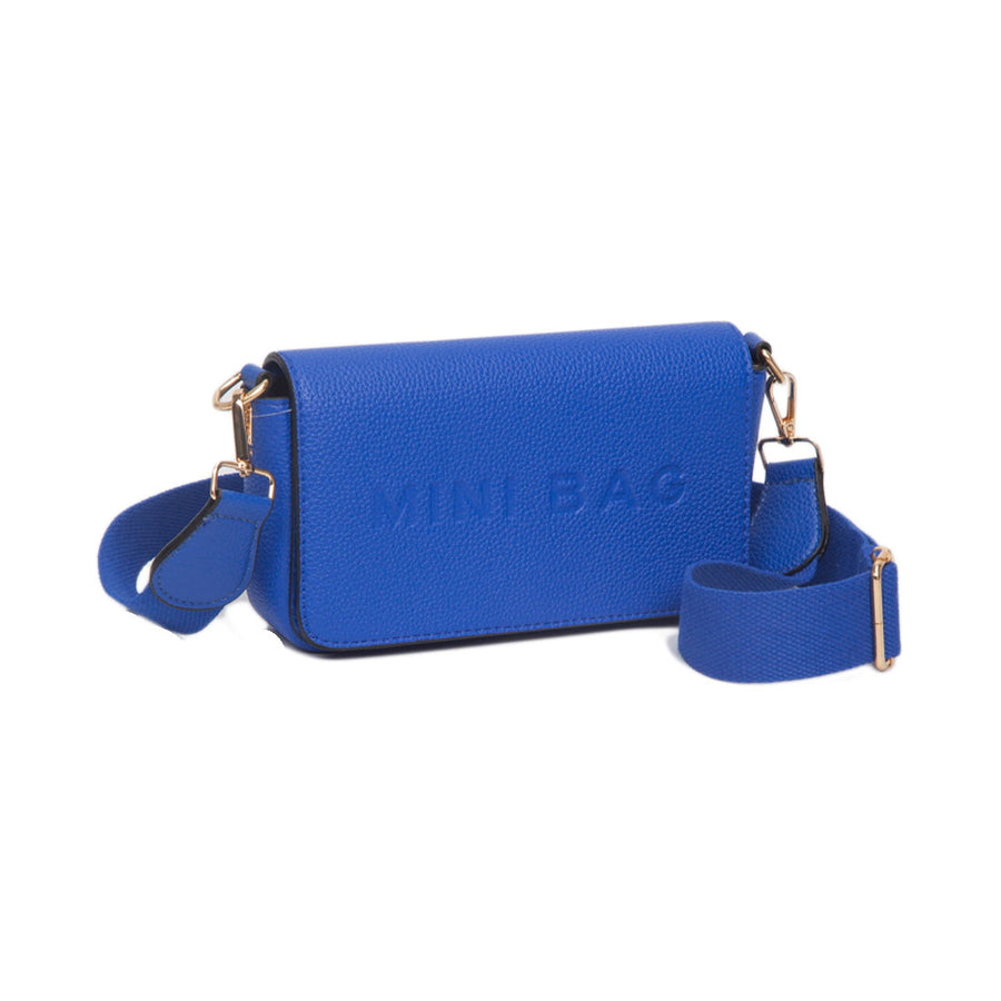 Pink MINI BAG Message Structured Crossbody Bag