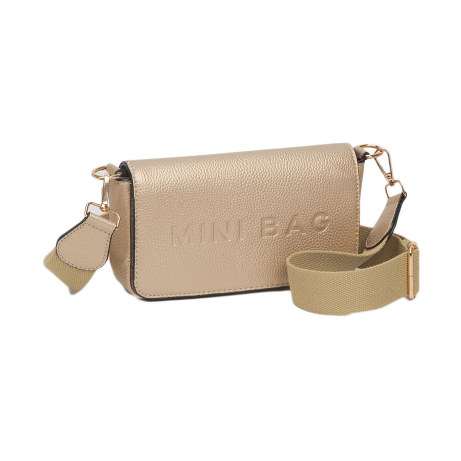Pink MINI BAG Message Structured Crossbody Bag