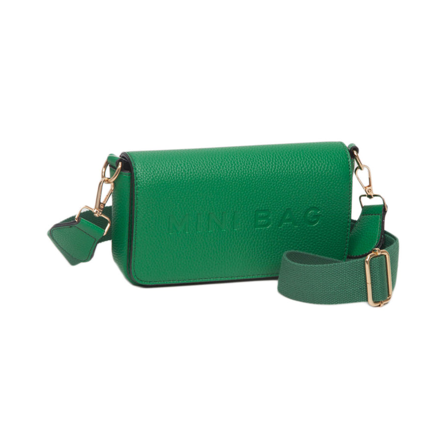 Pink MINI BAG Message Structured Crossbody Bag