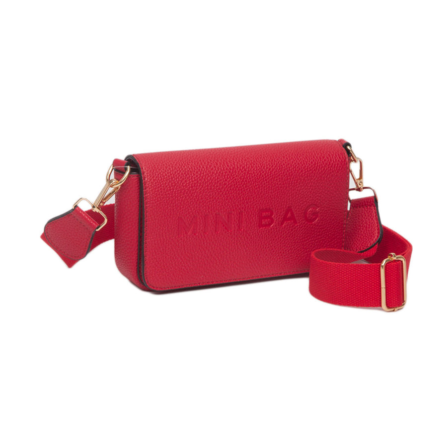 Pink MINI BAG Message Structured Crossbody Bag