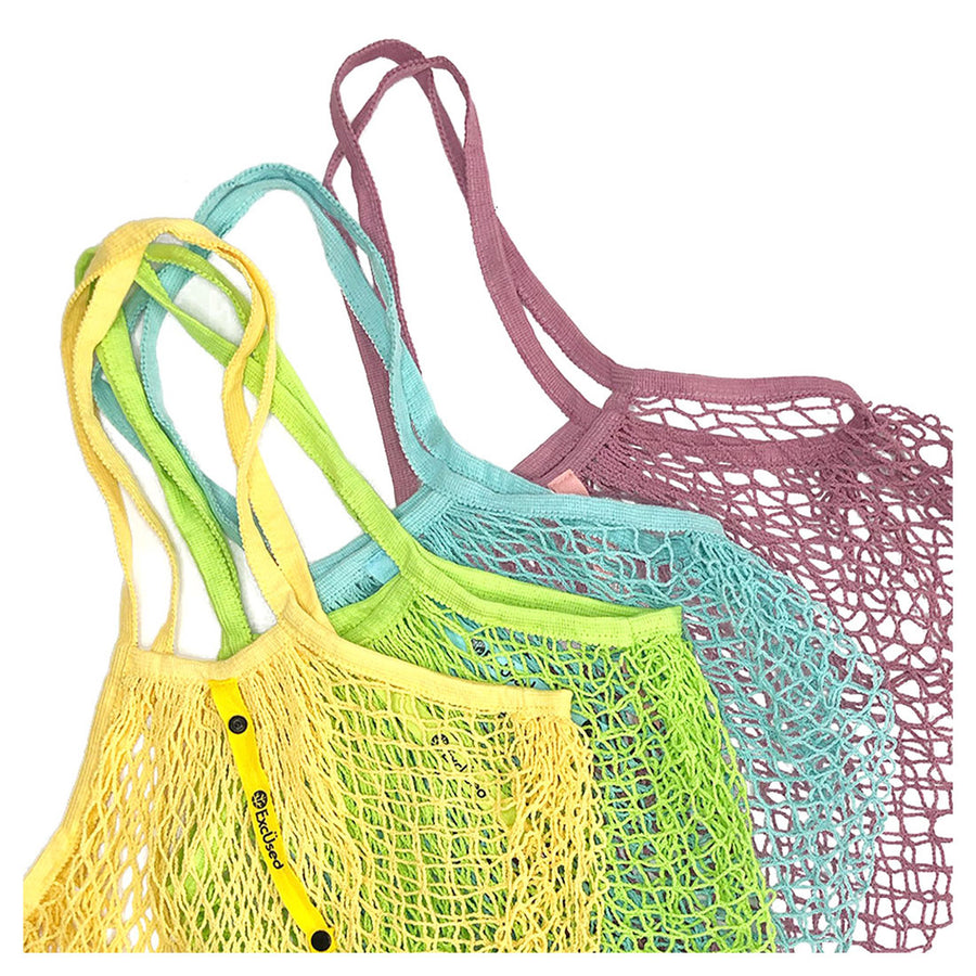 Eco Friendly Reusable Yellow Mesh Bag
