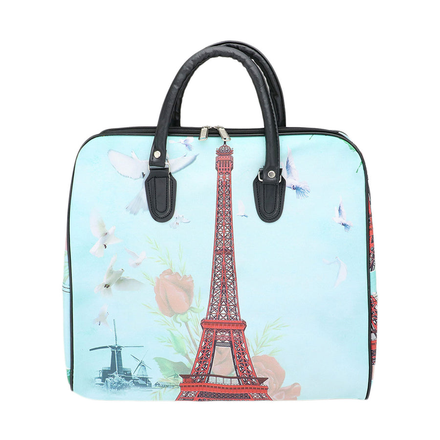 Eiffel Tower Bird Carry On Top Handle Travel Bag