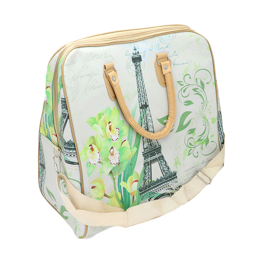 Eiffel Tower Flower Carry On Top Handle Travel Bag