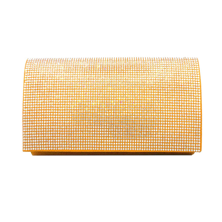 Shimmering Gold Beads Evening Clutch Bag