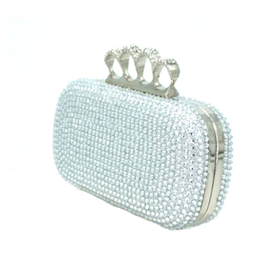 Bling Gold Rhinestone Evening Clutch Case Bag