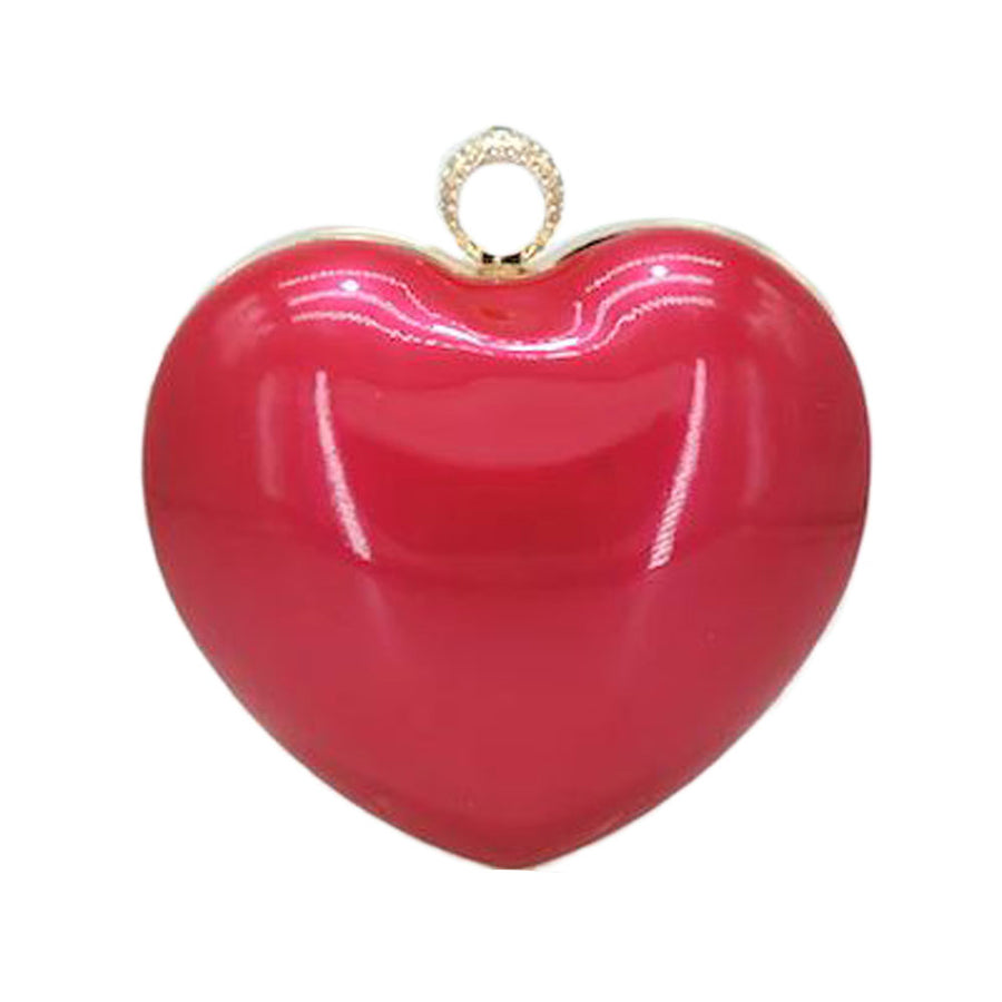 Fabulous Iconic Red Heart Clutch Bag