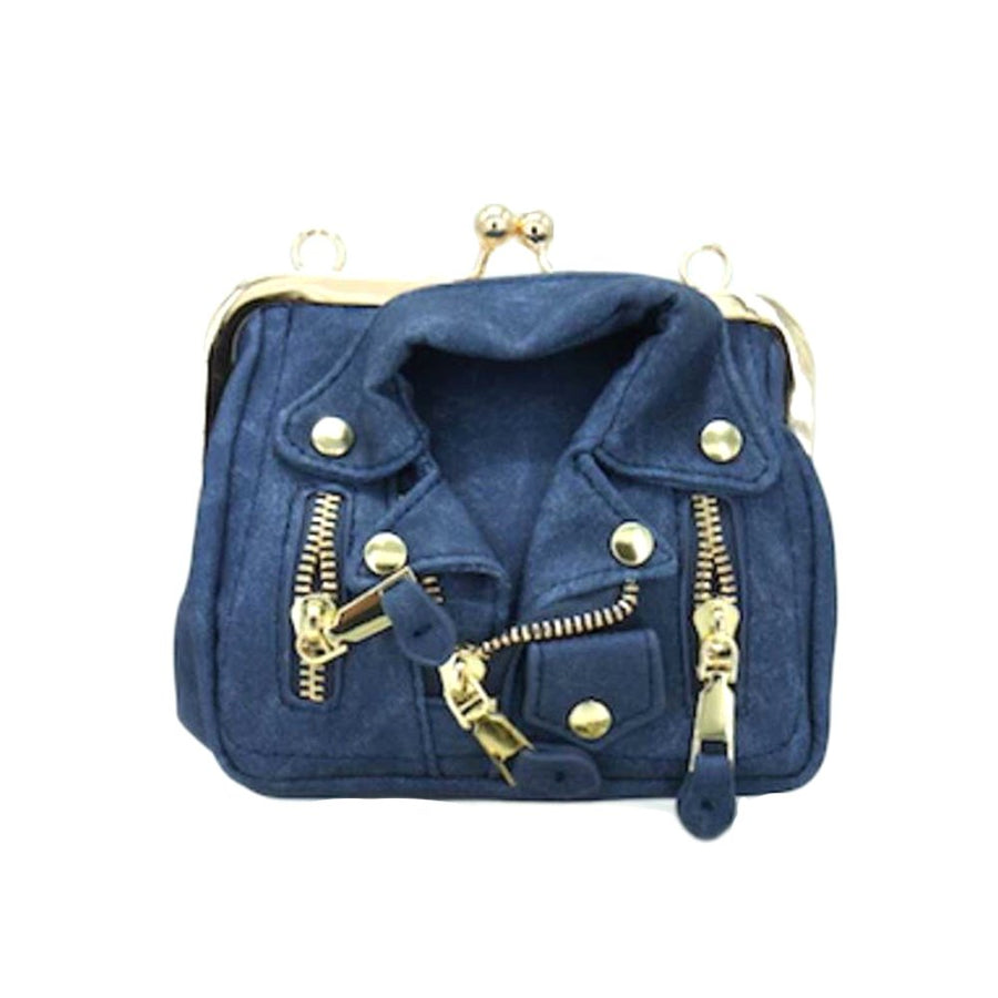 Versatile Light Denim Mini Crossbody Bag