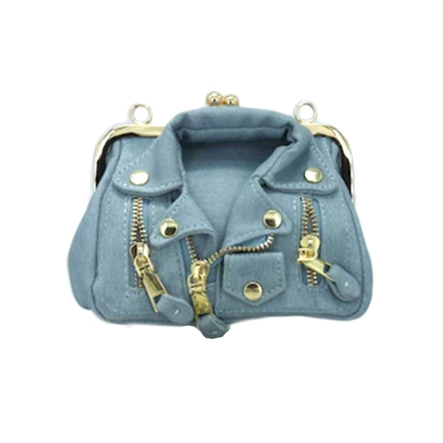 Versatile Light Denim Mini Crossbody Bag