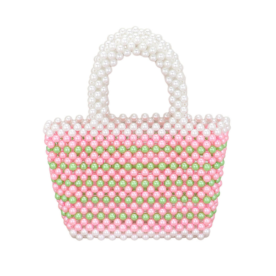 Cream Pearl Tote Bag