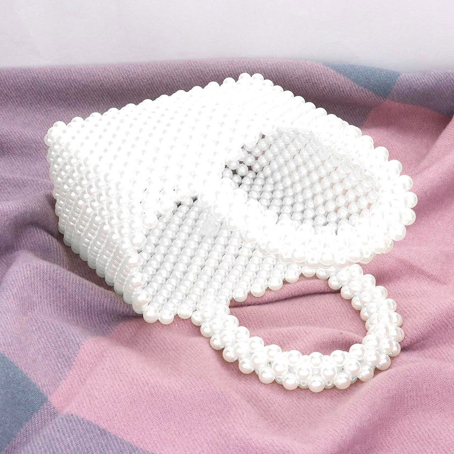 Cream Pearl Tote Bag