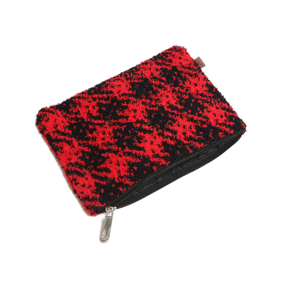 Red Buffalo Check Pouch Bag