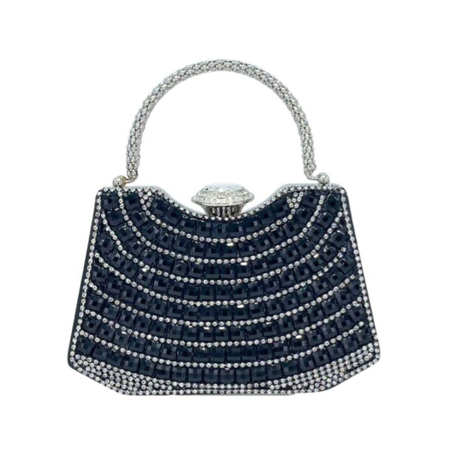 Shimmering Gold Stone Evening Bag