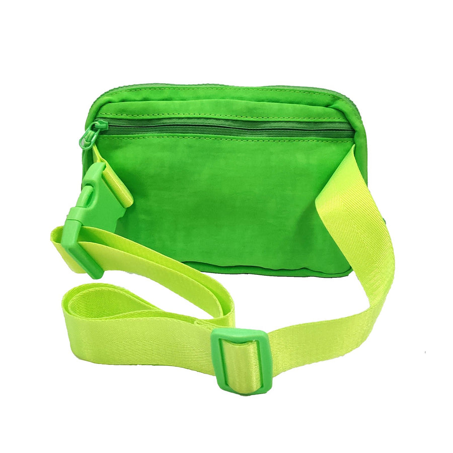 On Trend Neon Green Sling Fanny Pack Belt Bag