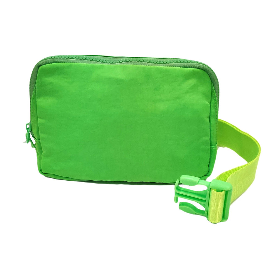 On Trend Neon Green Sling Fanny Pack Belt Bag