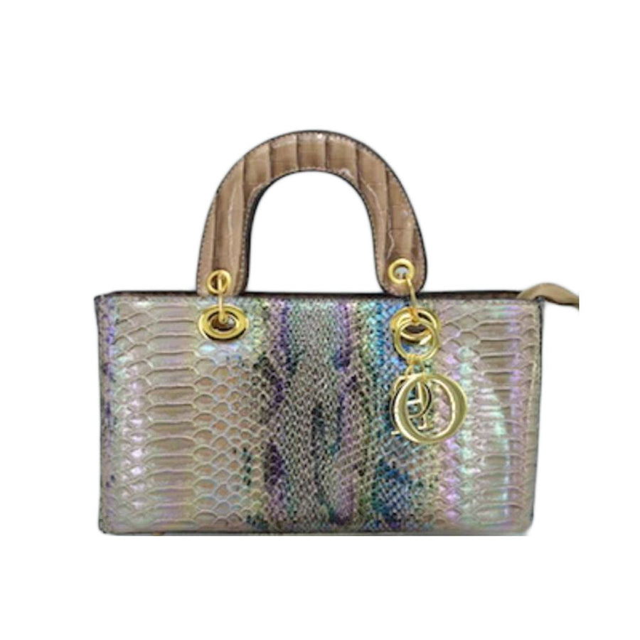 Red Snake Pattern Tote Bag