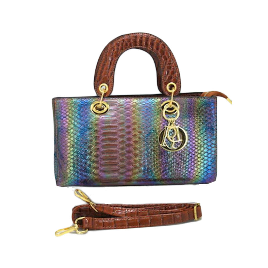 Red Snake Pattern Tote Bag