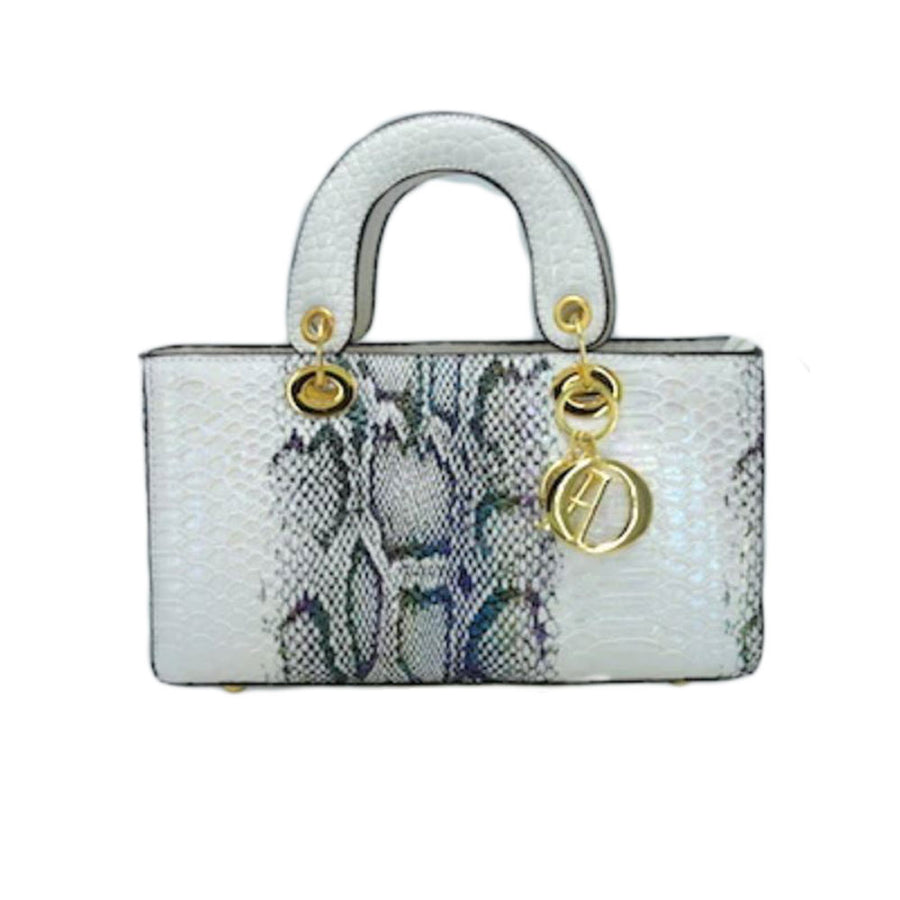 Red Snake Pattern Tote Bag