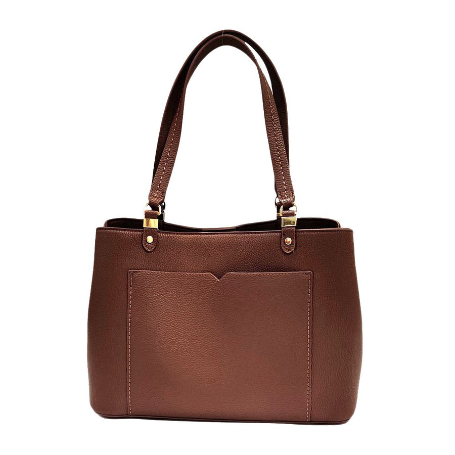 Stunning Brown Leather Shoulder Crossbody Bag